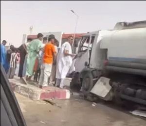 وفاة سائق صهريج وقود إثر حادث عند ملتقى المسجد الأحمر ببوحديدة